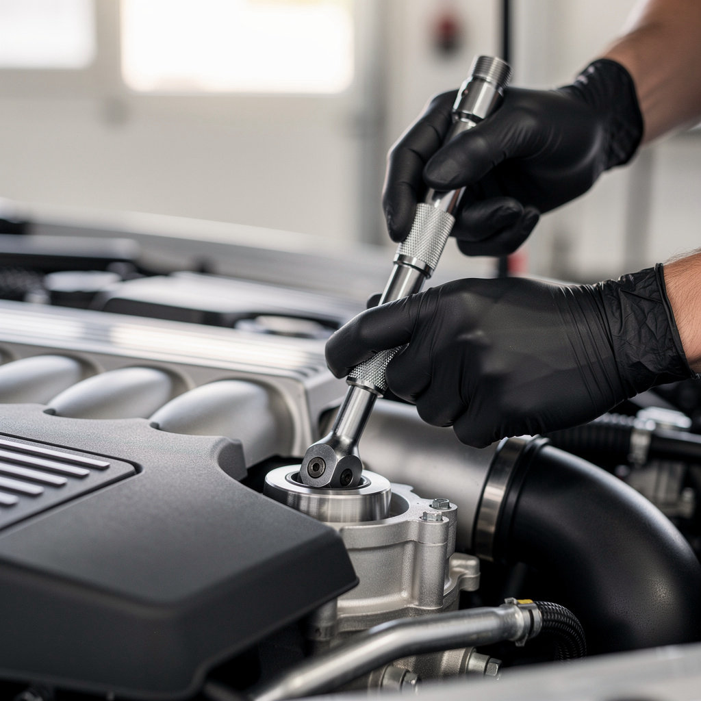 Corey's German Auto Repair expert technician performing precision diagnostics on a German luxury vehicle in San Diego